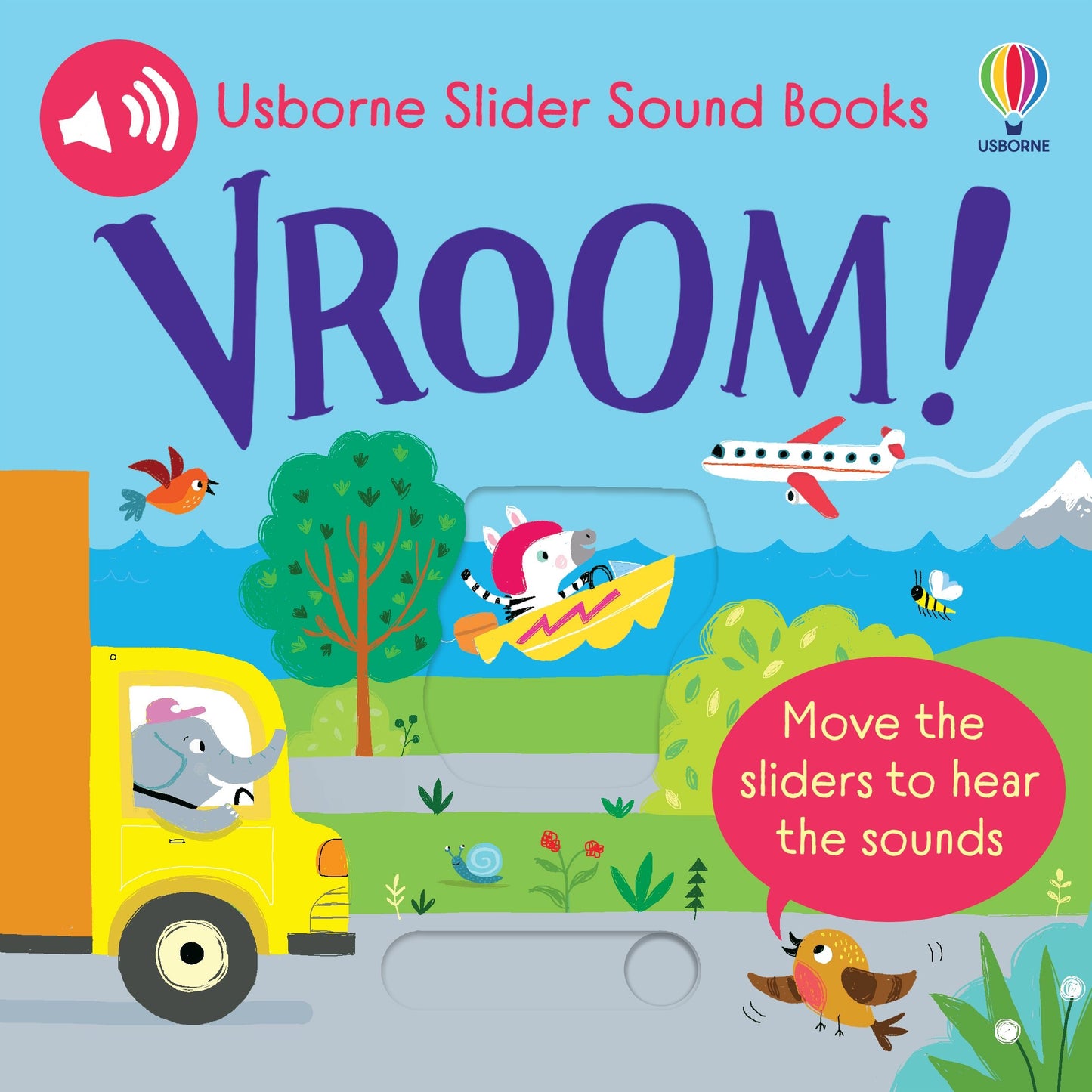 Carte sunete si slide - Vroom!, Usborne