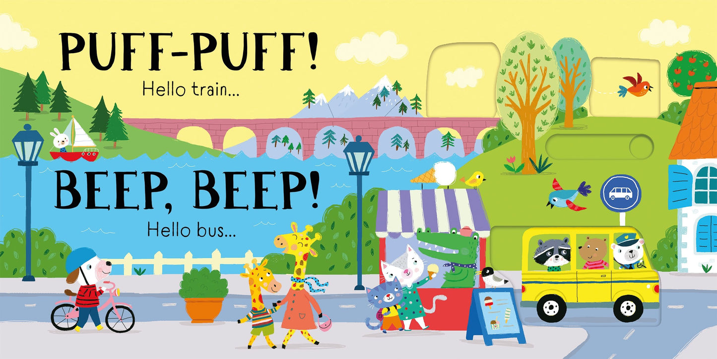 Carte sunete si slide - Vroom!, Usborne