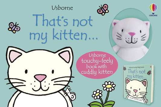 Set Carte cu jucarie - That's not my kitten... book and toy, Usborne, 3 luni+