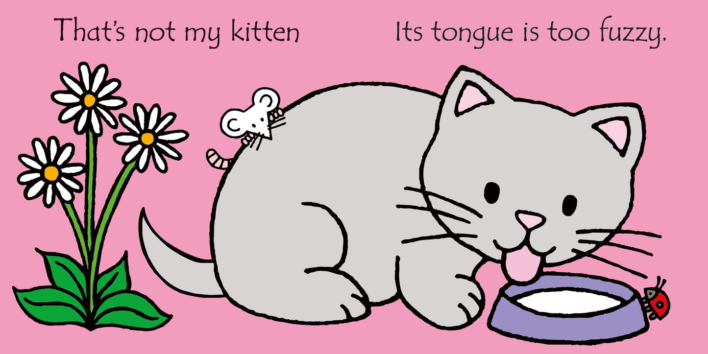 Set Carte cu jucarie - That's not my kitten... book and toy, Usborne, 3 luni+