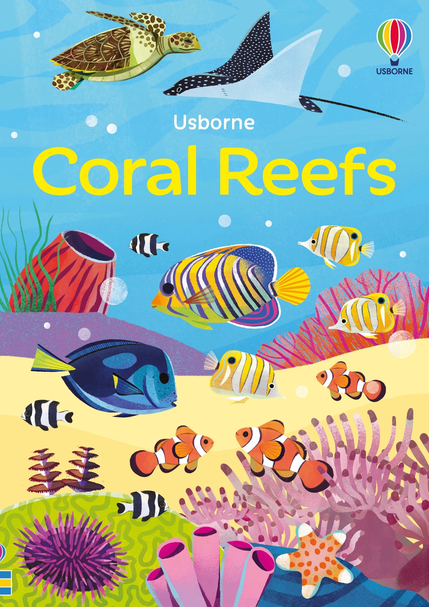 Set puzzle si carte - Usborne Book and Jigsaw Coral Reef, Usborne
