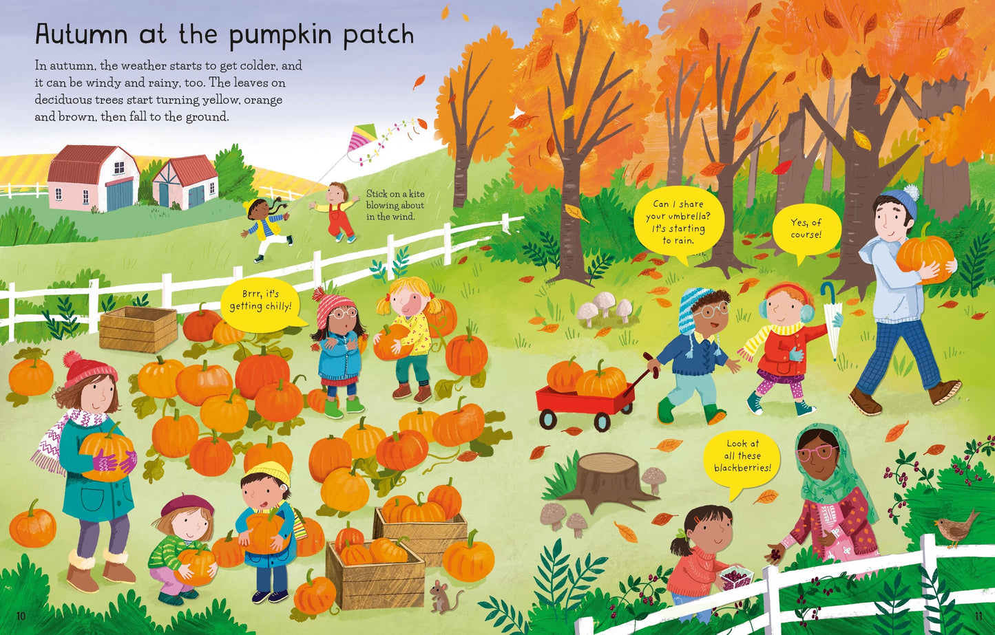 Carte stickere - First Sticker Book Weather and Seasons, Usborne