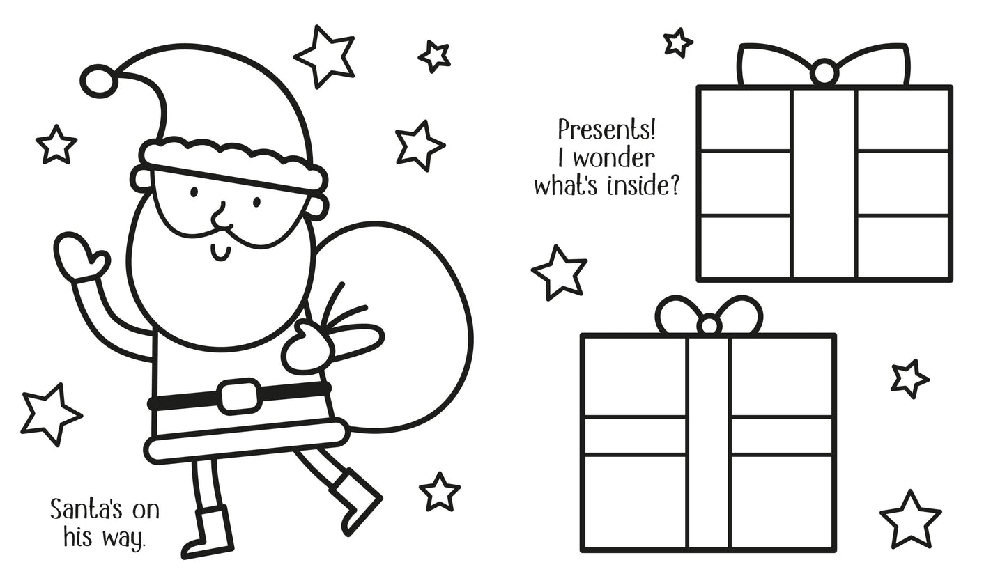 Carte de colorat - My Big Happy Christmas Colouring Book, Usborne