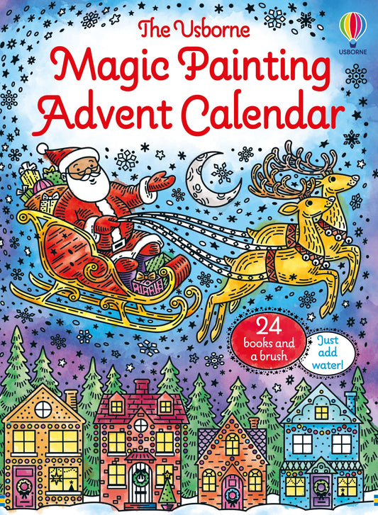 Set carti pictura cu apa - Magic Painting Advent Calendar, Usborne