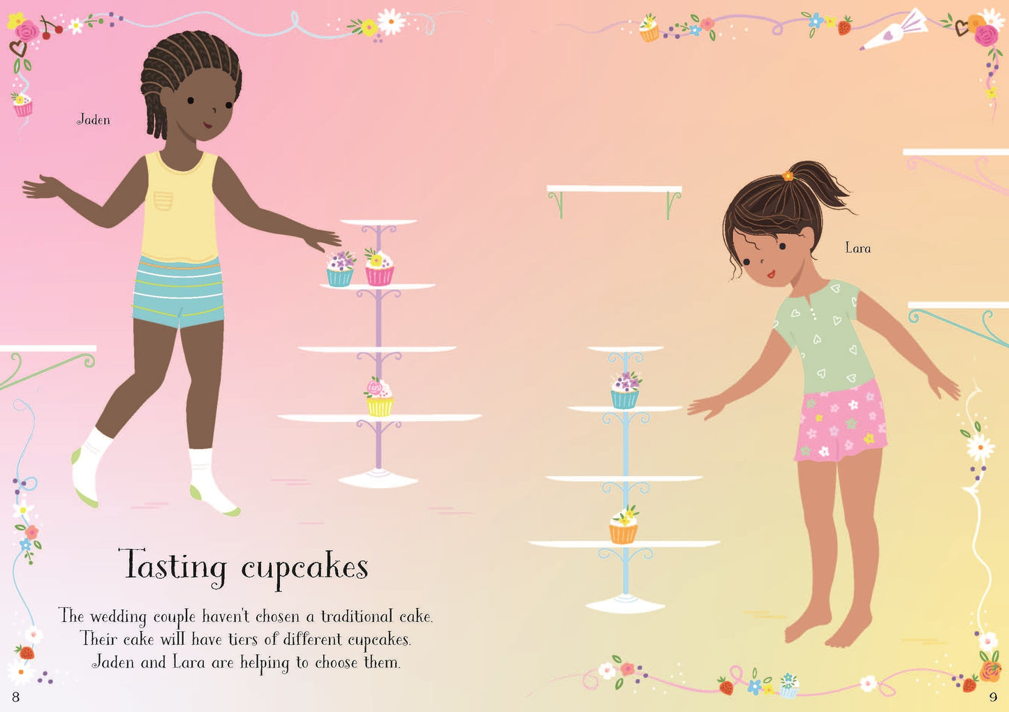 Carte stickere - Little Sticker Dolly Dressing Bridesmaids, Usborne