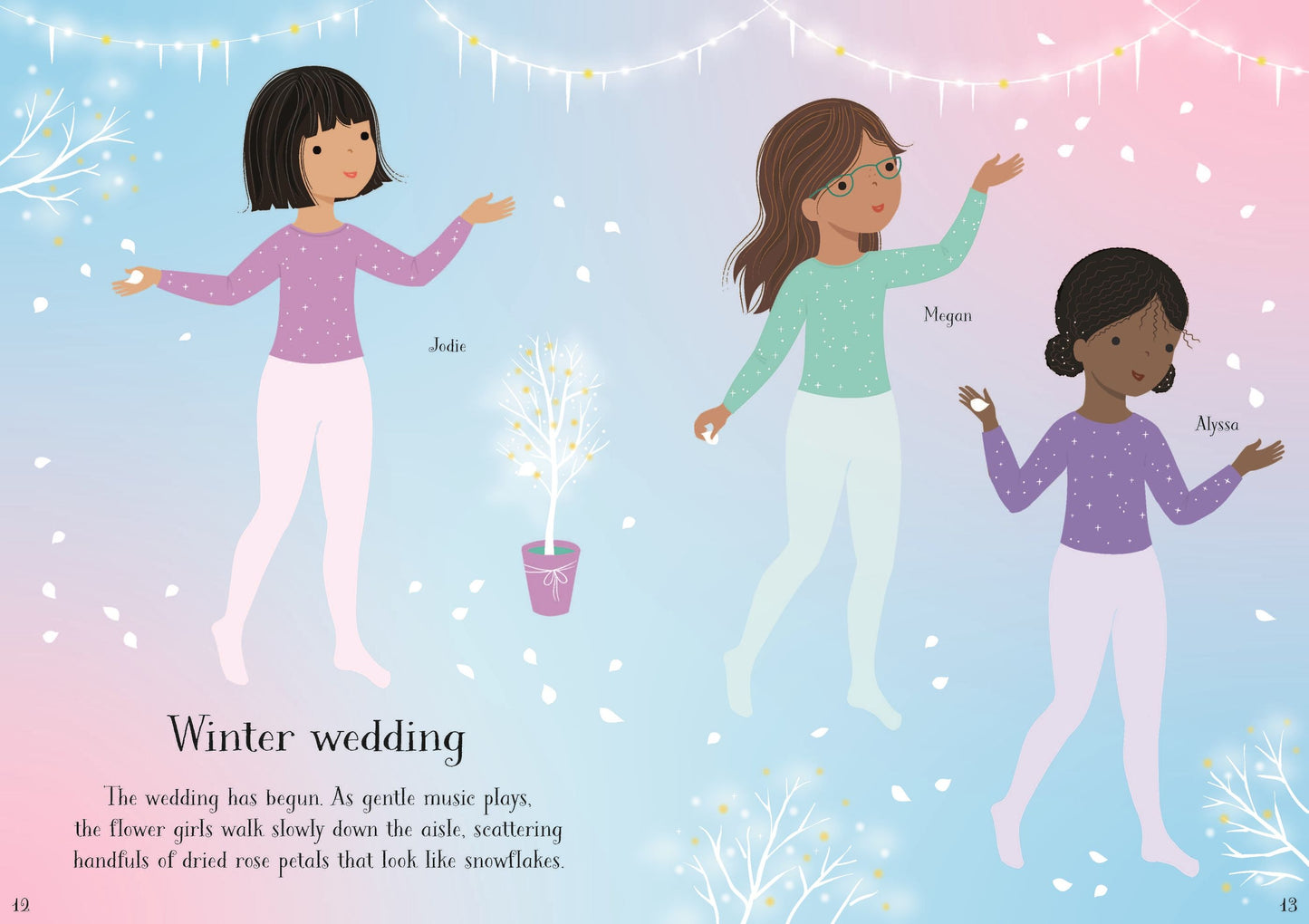 Carte stickere - Little Sticker Dolly Dressing Bridesmaids, Usborne