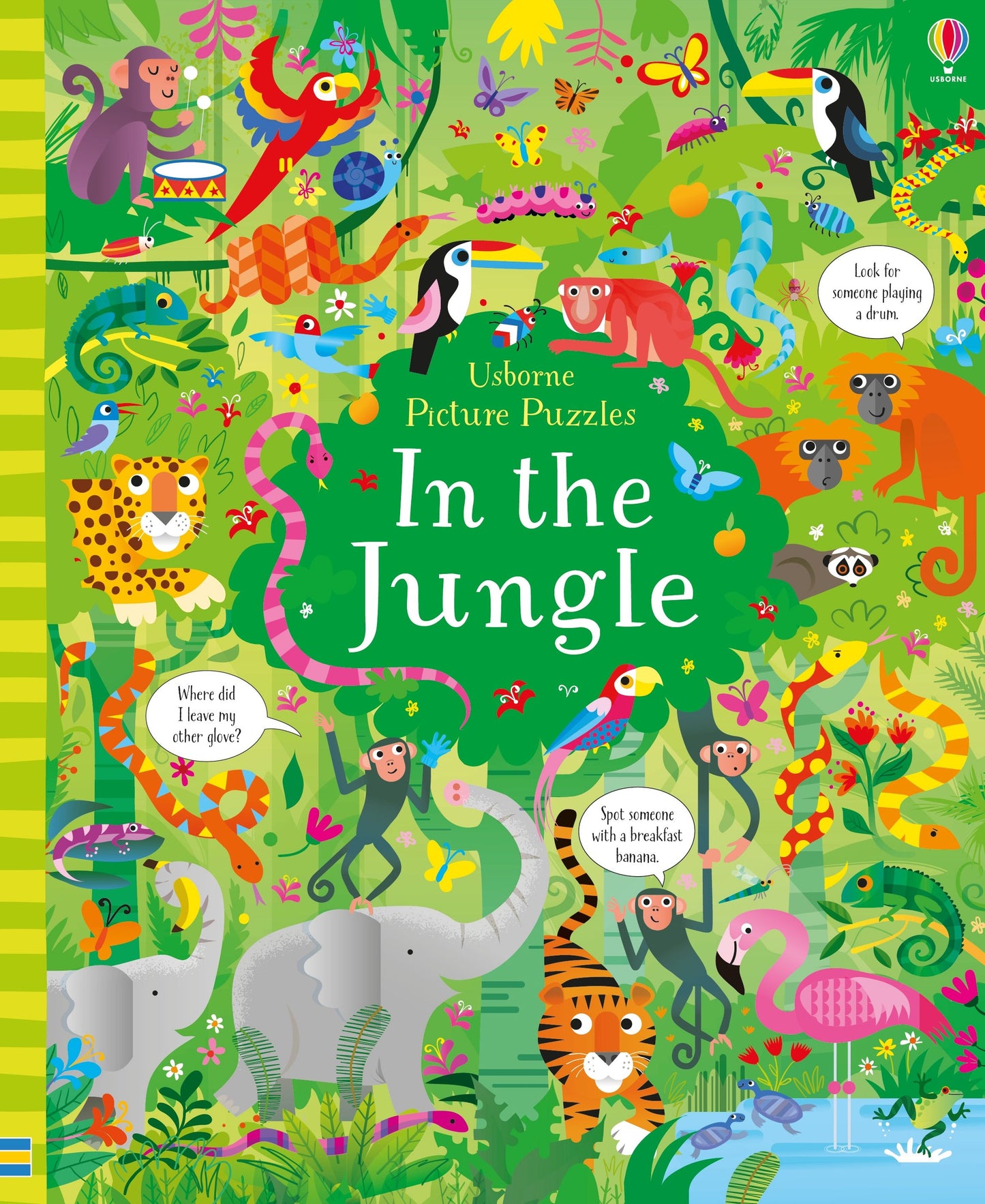 Set puzzle si carte - Usborne Book And Jigsaw In The Jungle, Usborne