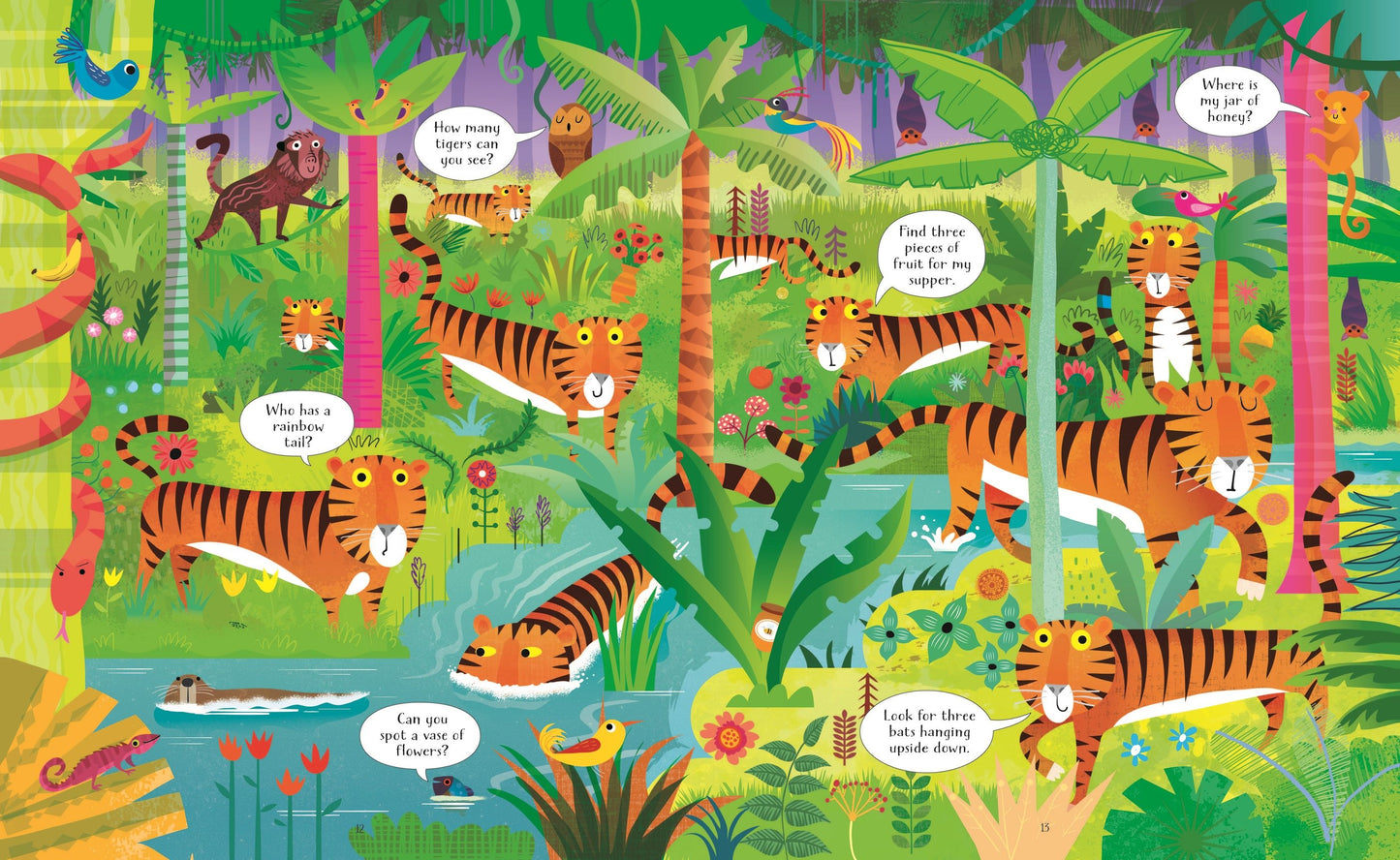 Set puzzle si carte - Usborne Book And Jigsaw In The Jungle, Usborne