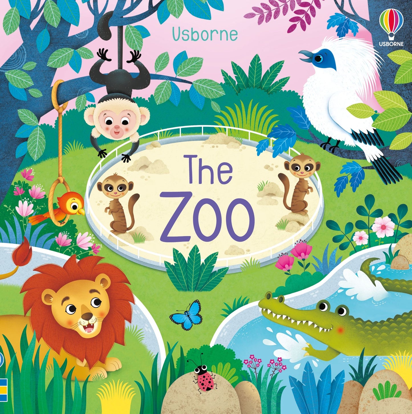 Set puzzle si carte - Usborne Book and 3 Jigsaws: The Zoo, Usborne