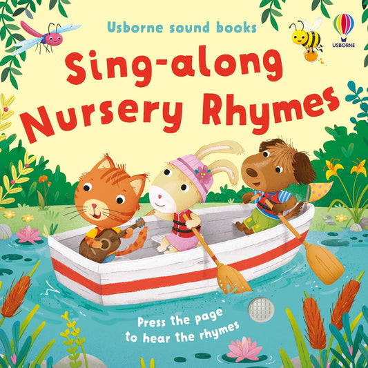 Carte muzicala - Sing-along Nursery Rhymes, Usborne, 6 luni+