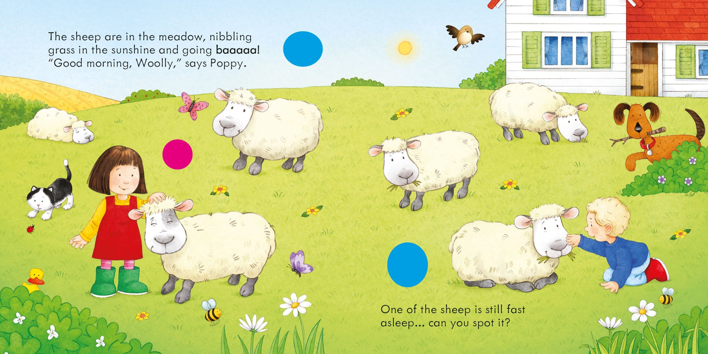 Carte sunete - Poppy and Sam's Farm Animal Sounds, Usborne