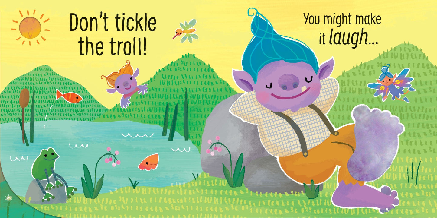 Carte senzoriala cu sunete - Don't Tickle The Dragon, Usborne