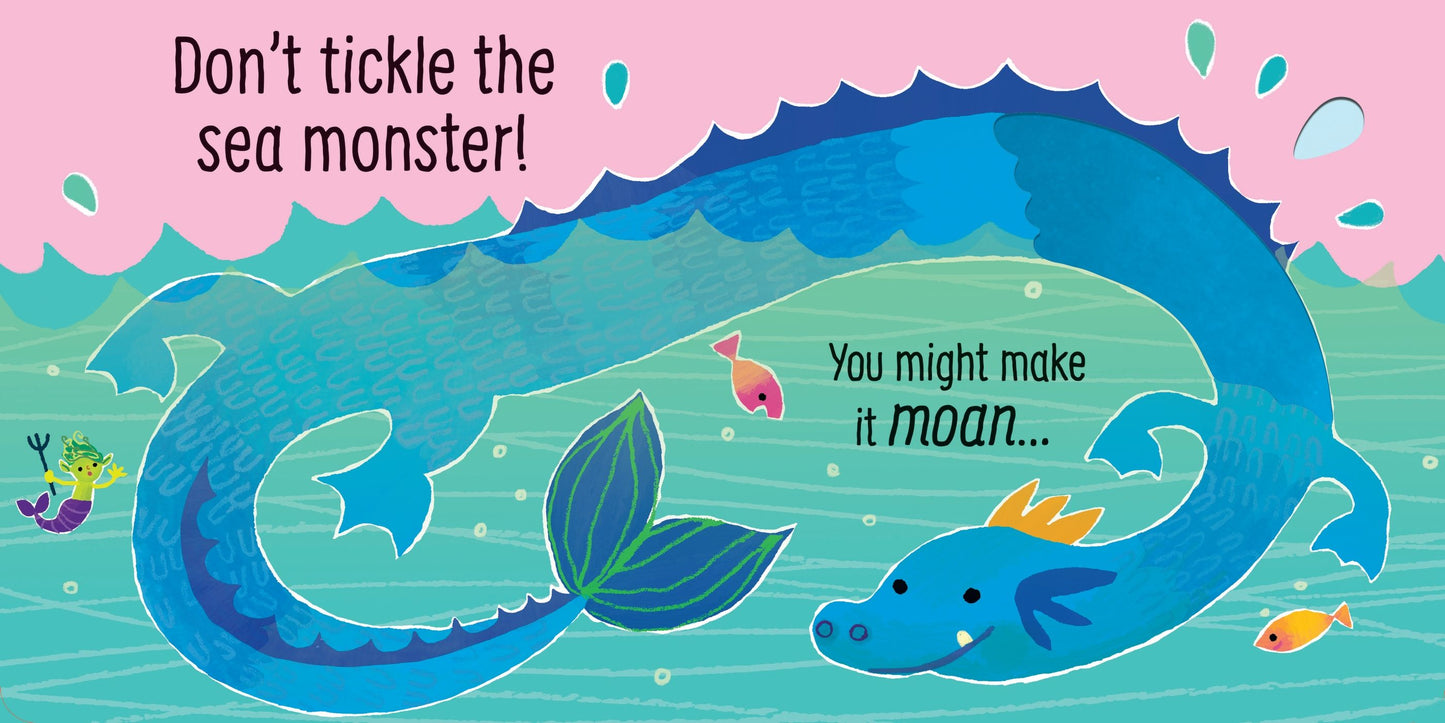 Carte senzoriala cu sunete - Don't Tickle The Dragon, Usborne