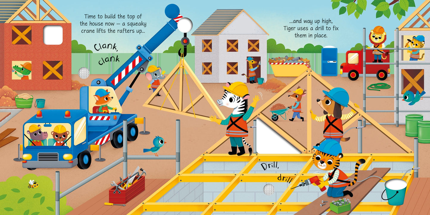 Carte sunete - Building Site Sounds, Usborne