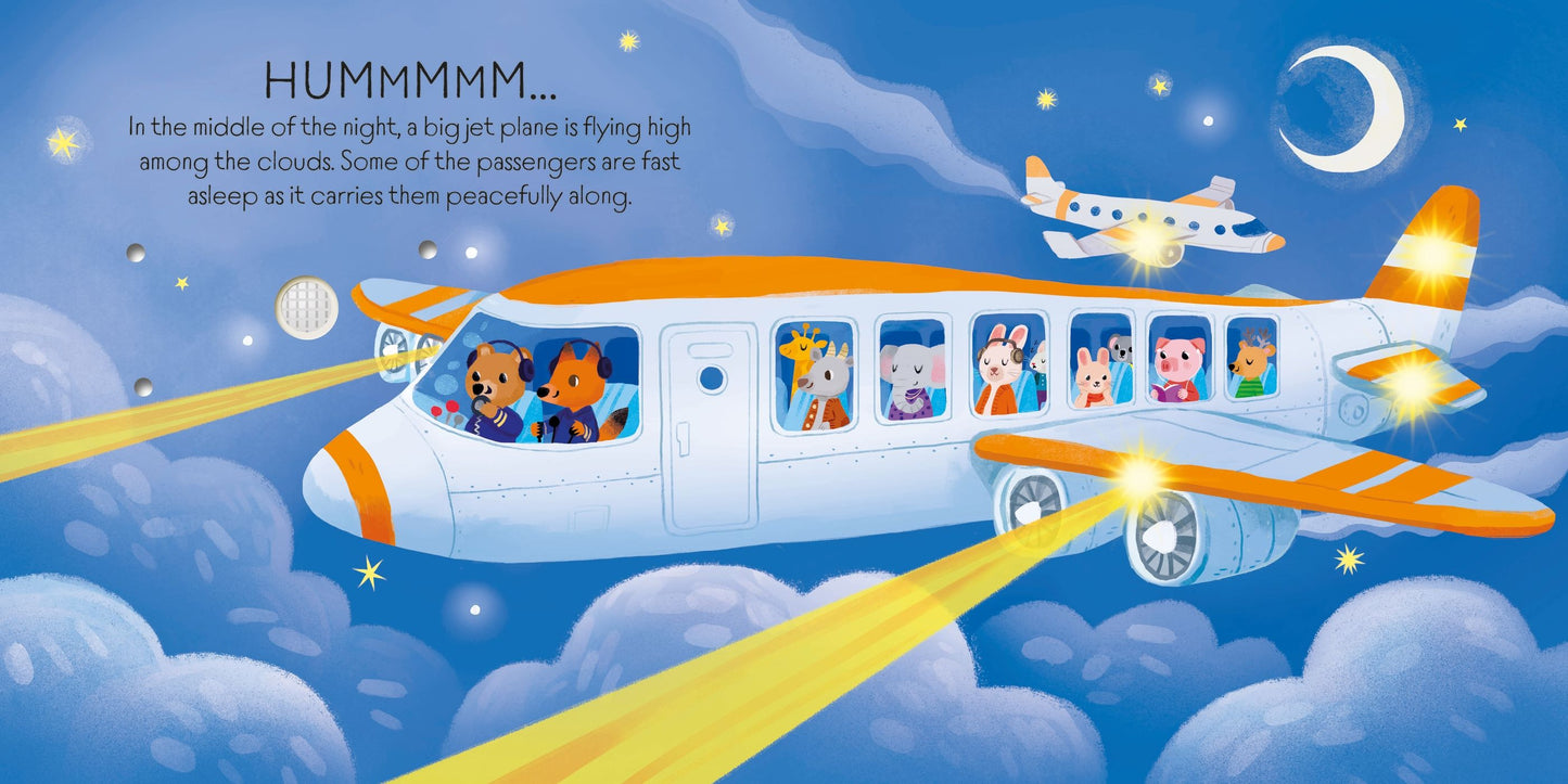 Carte cu sunete - Lights And Sounds Planes And Helicopters, Usborne