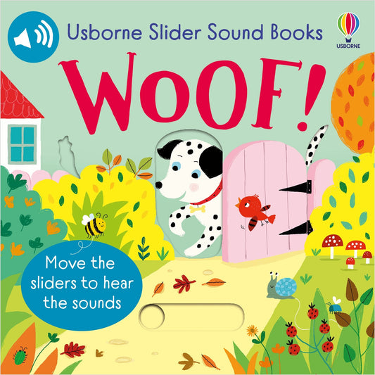 Carte cu sunete - Slider Sound Books Woof!, Usborne