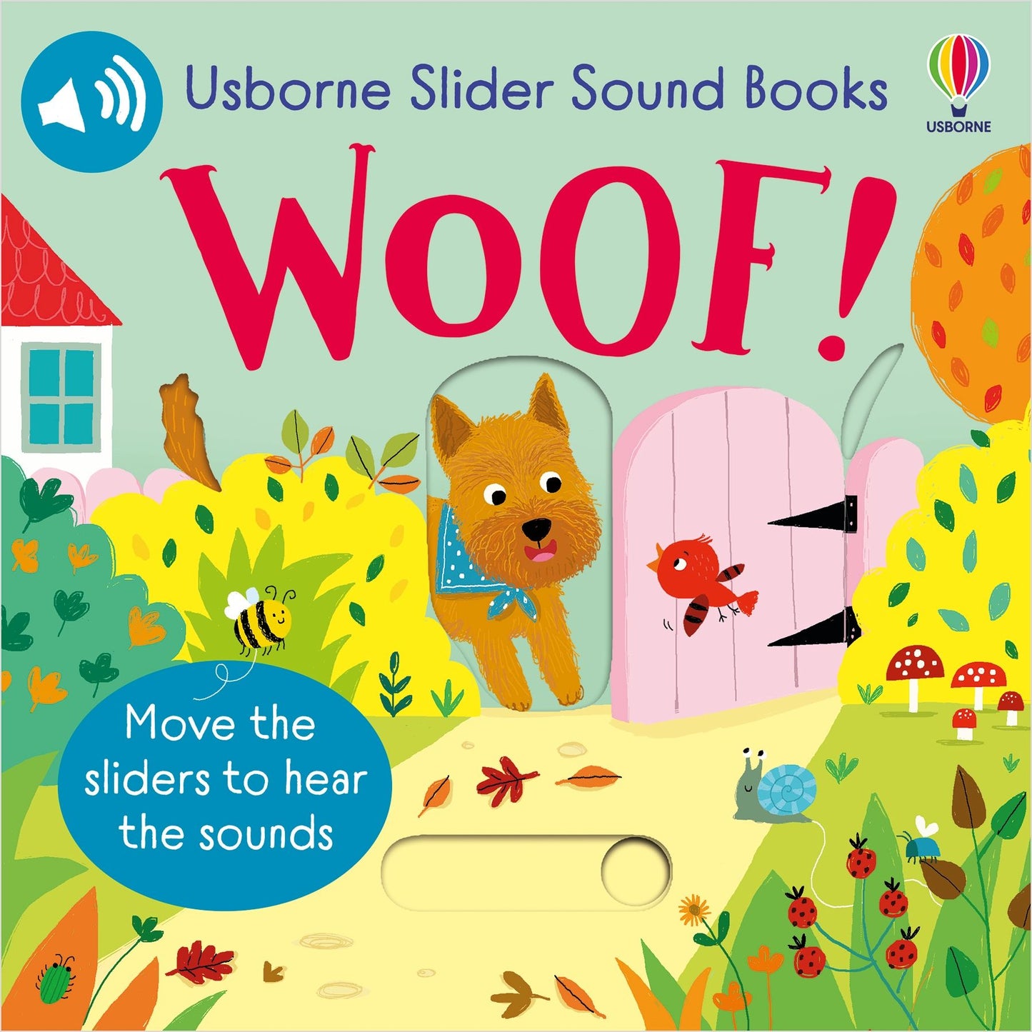 Carte cu sunete - Slider Sound Books Woof!, Usborne