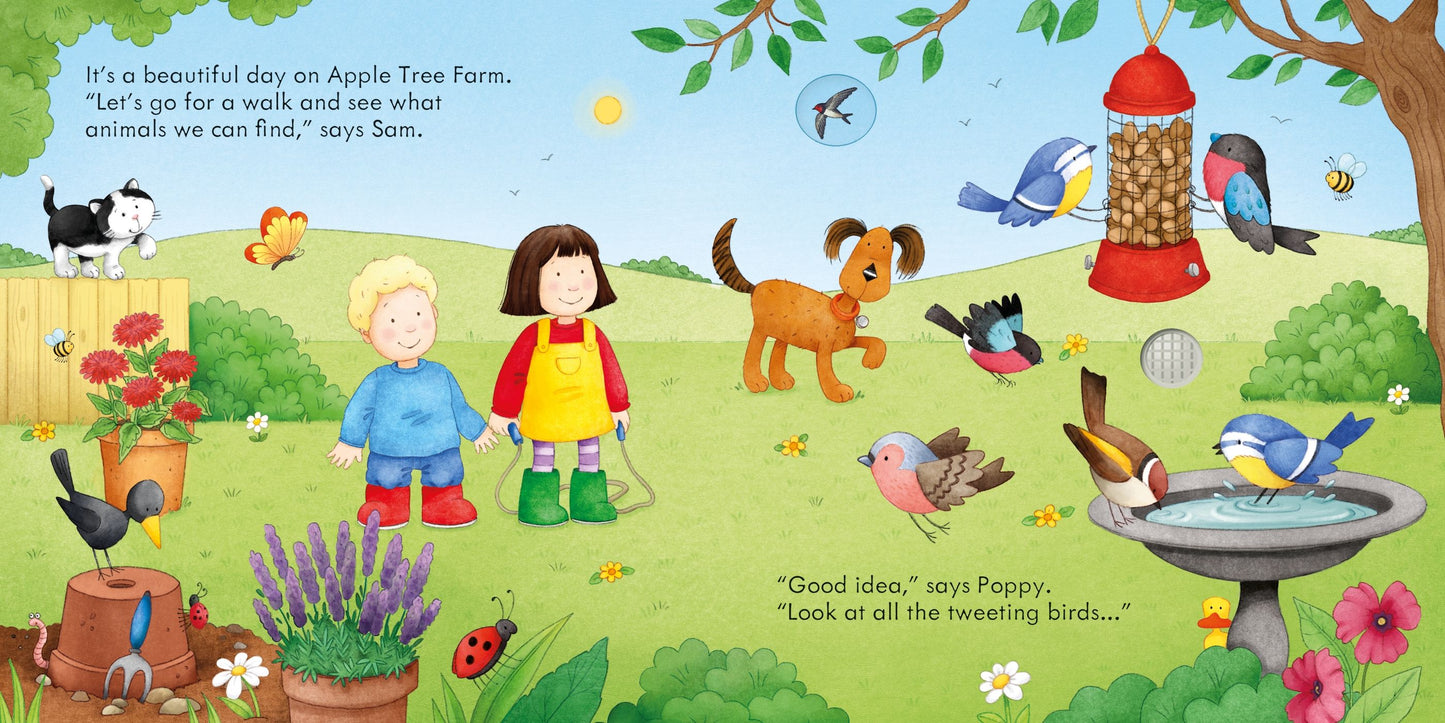 Carte cu sunete - Poppy And Sam'S Nature Sounds, Usborne