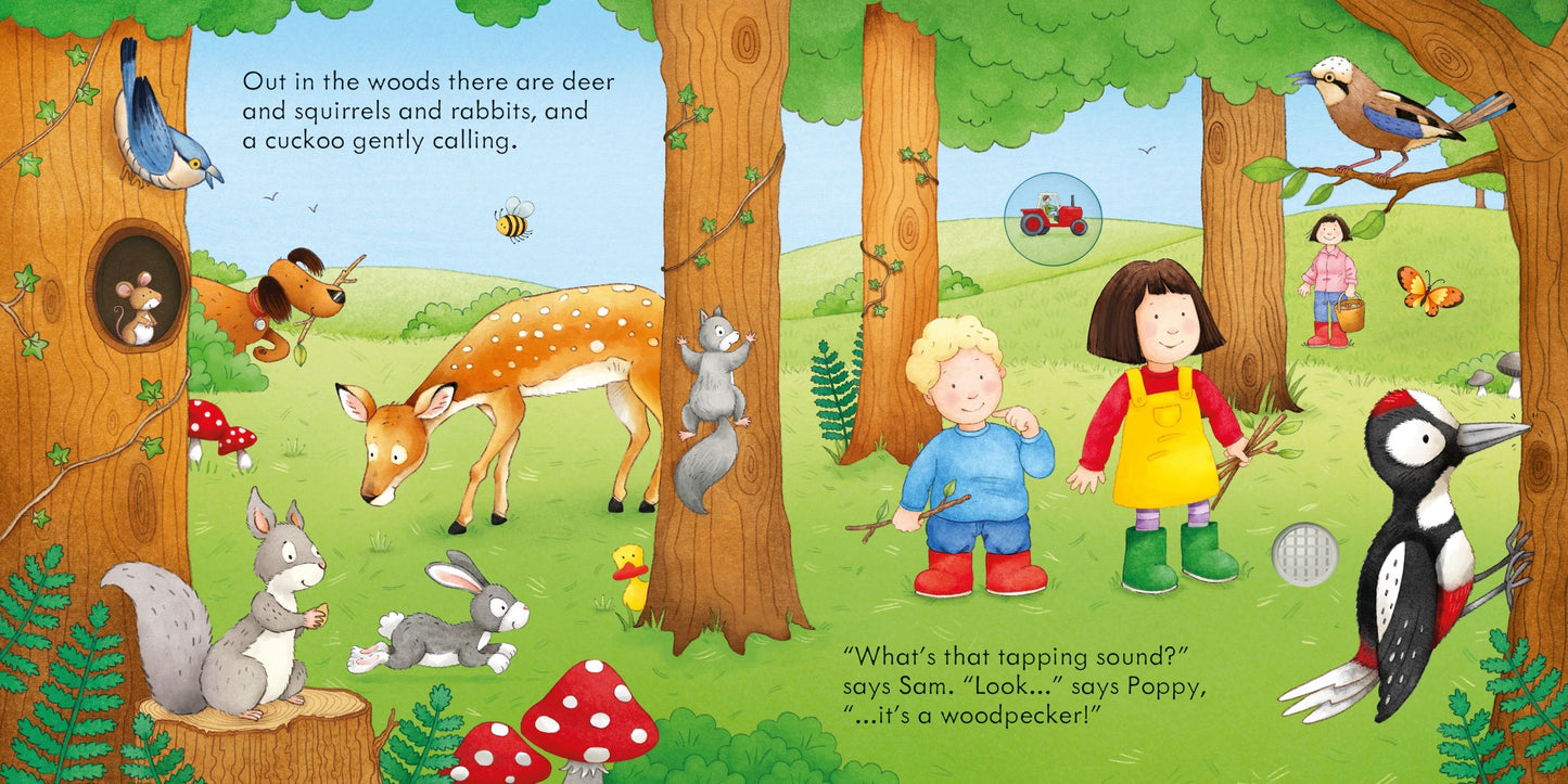 Carte cu sunete - Poppy And Sam'S Nature Sounds, Usborne