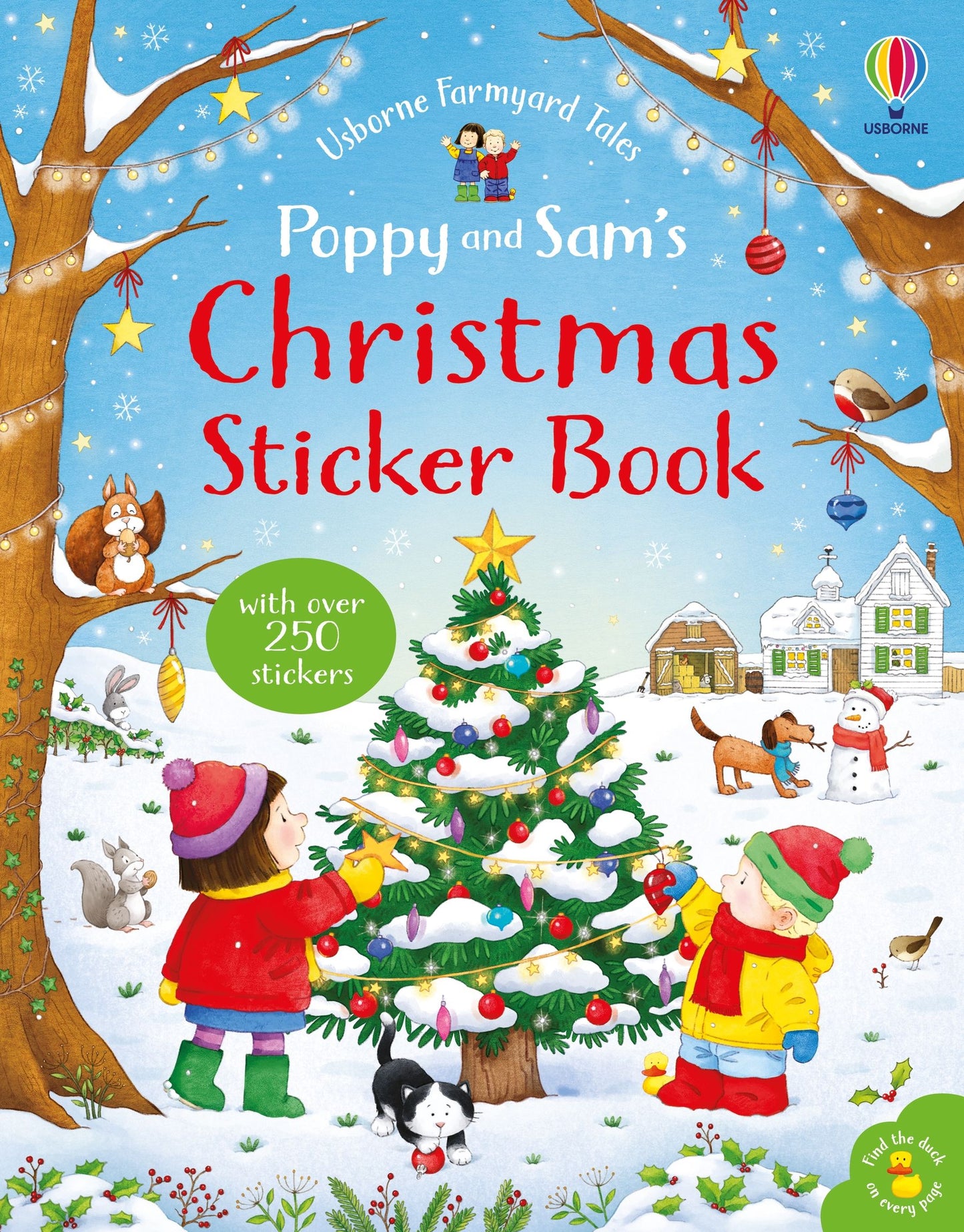 Carte cu stickere - Fyt Poppy And Sam'S christmas sticker book, Usborne