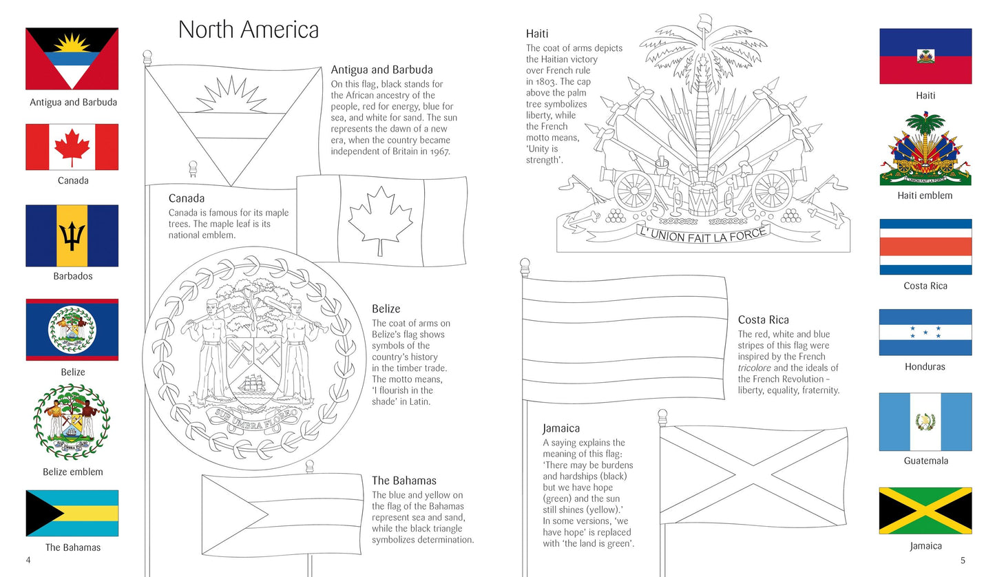 Set puzzle si carte - Book And Jigsaw Flags Of The World, Usborne