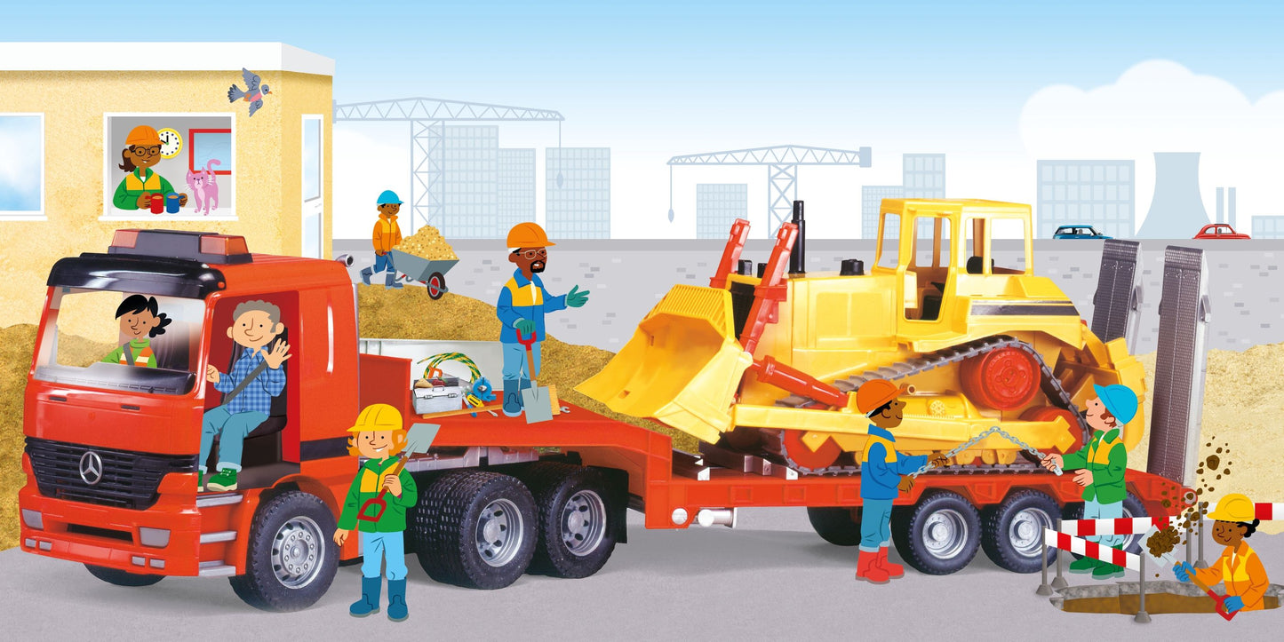 Carte clapete pentru copii - Lift and Look Trucks, Usborne, 1 an+