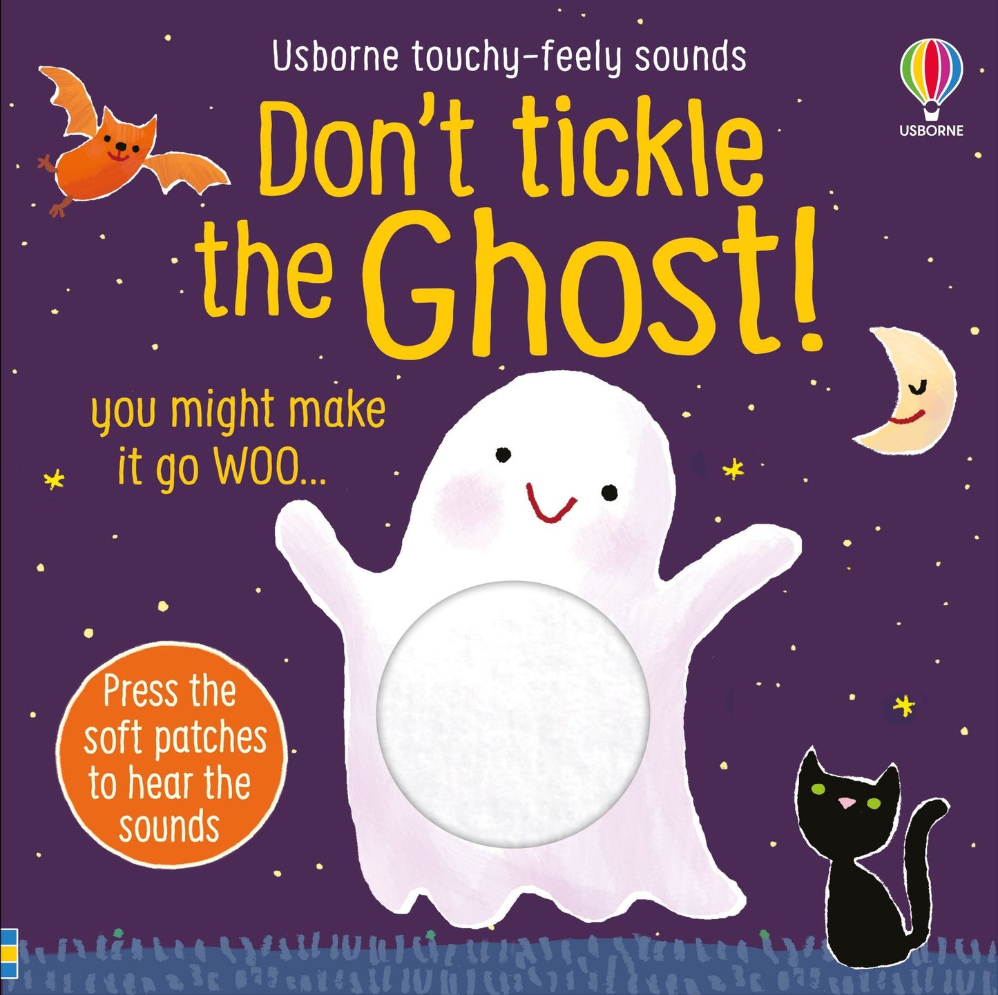 Carte senzorial? cu sunete - Don'T Tickle The Ghost!, Usborne