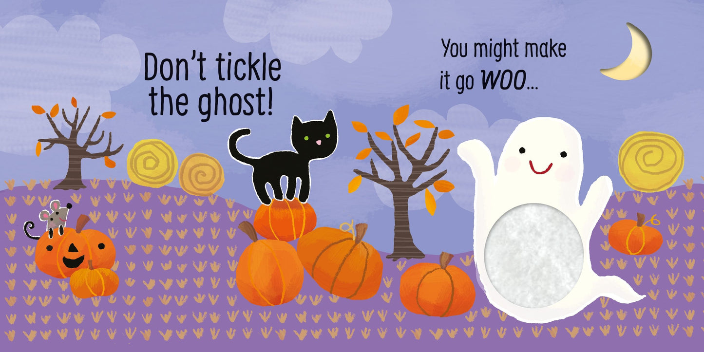 Carte senzorial? cu sunete - Don'T Tickle The Ghost!, Usborne