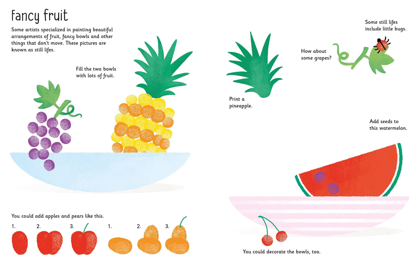 Set puzzle si carte - Fingerprint Activities Art, Usborne of