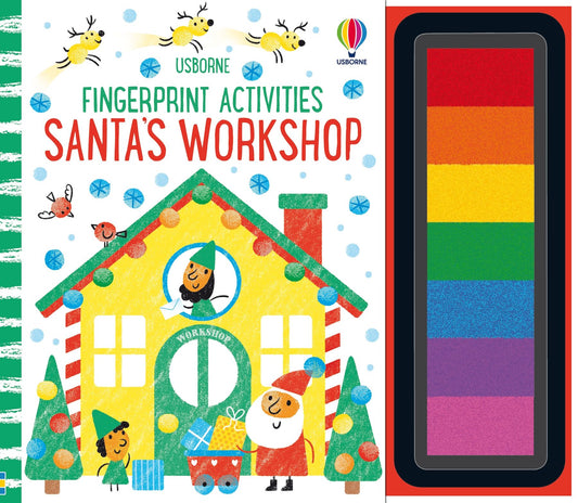 Carte copii - Fingerprint Activities Santa'S Workshop, Usborne