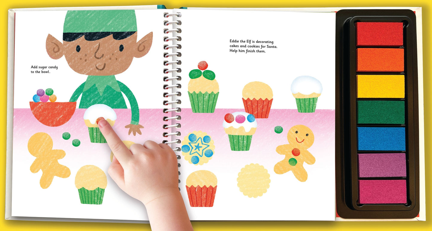 Carte copii - Fingerprint Activities Santa'S Workshop, Usborne