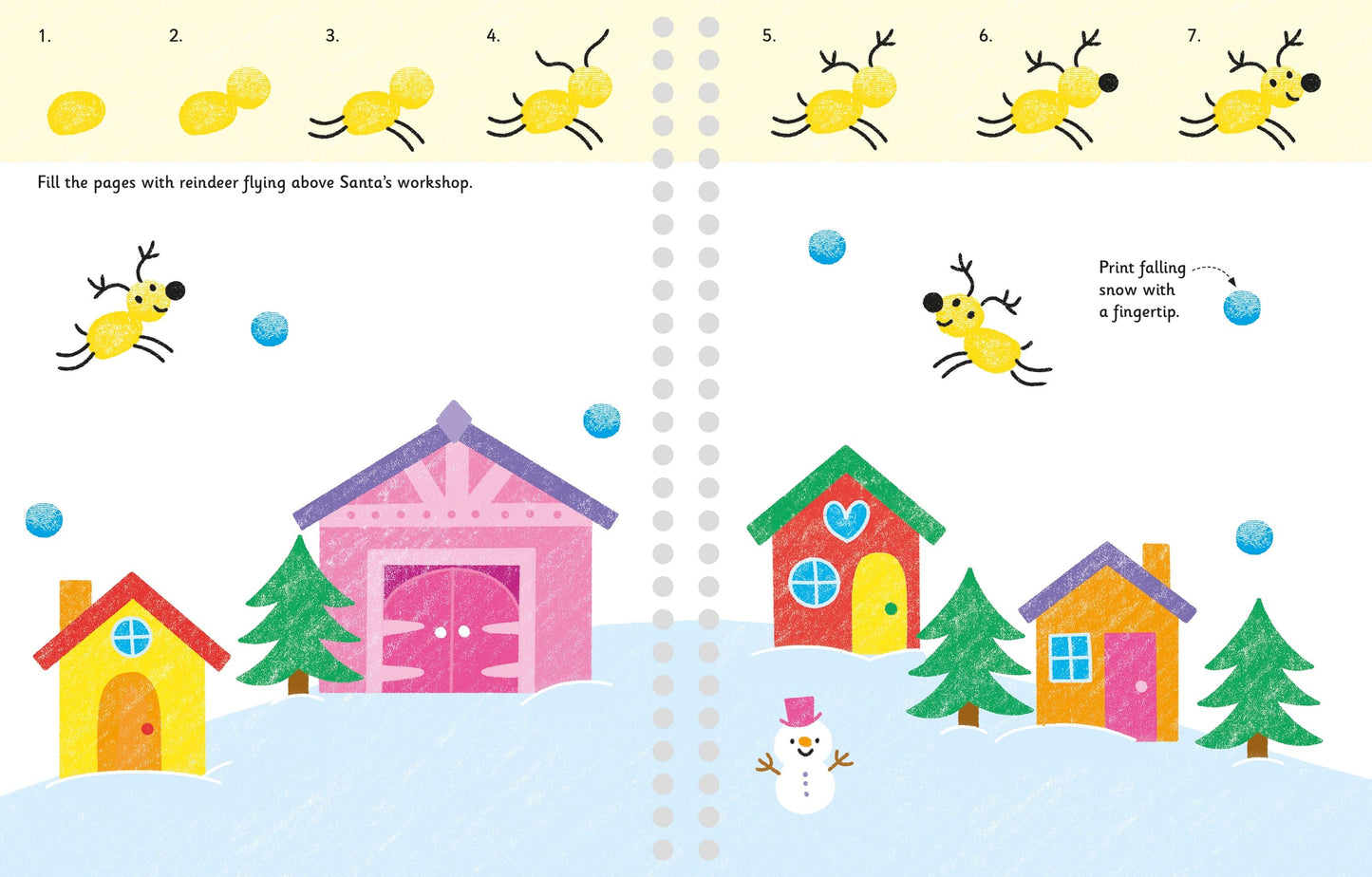 Carte copii - Fingerprint Activities Santa'S Workshop, Usborne