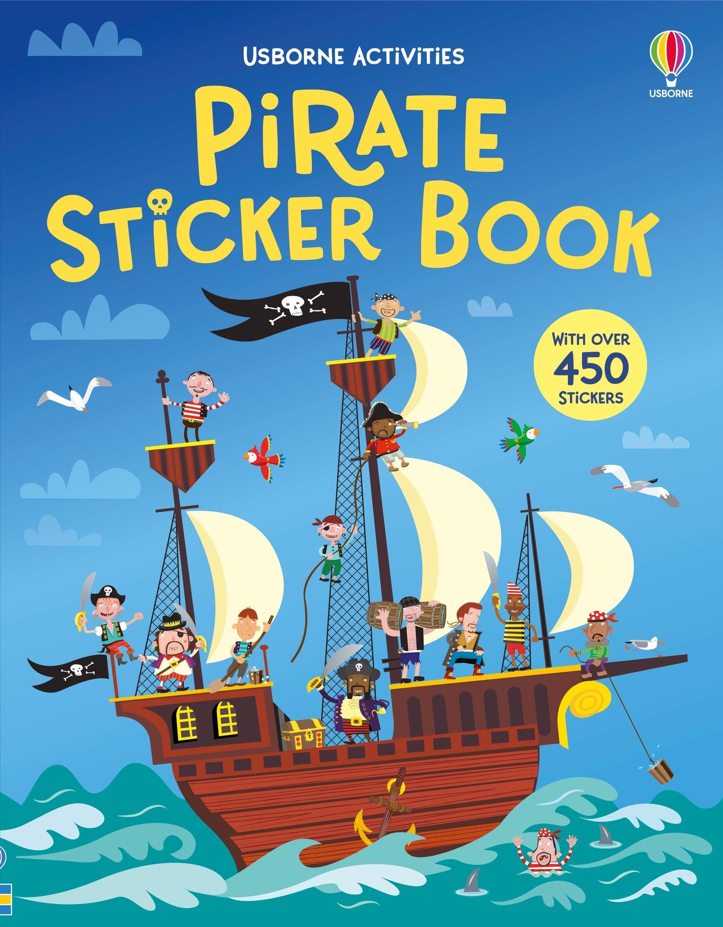 Carte stickere - Pirate Sticker Book, Usborne