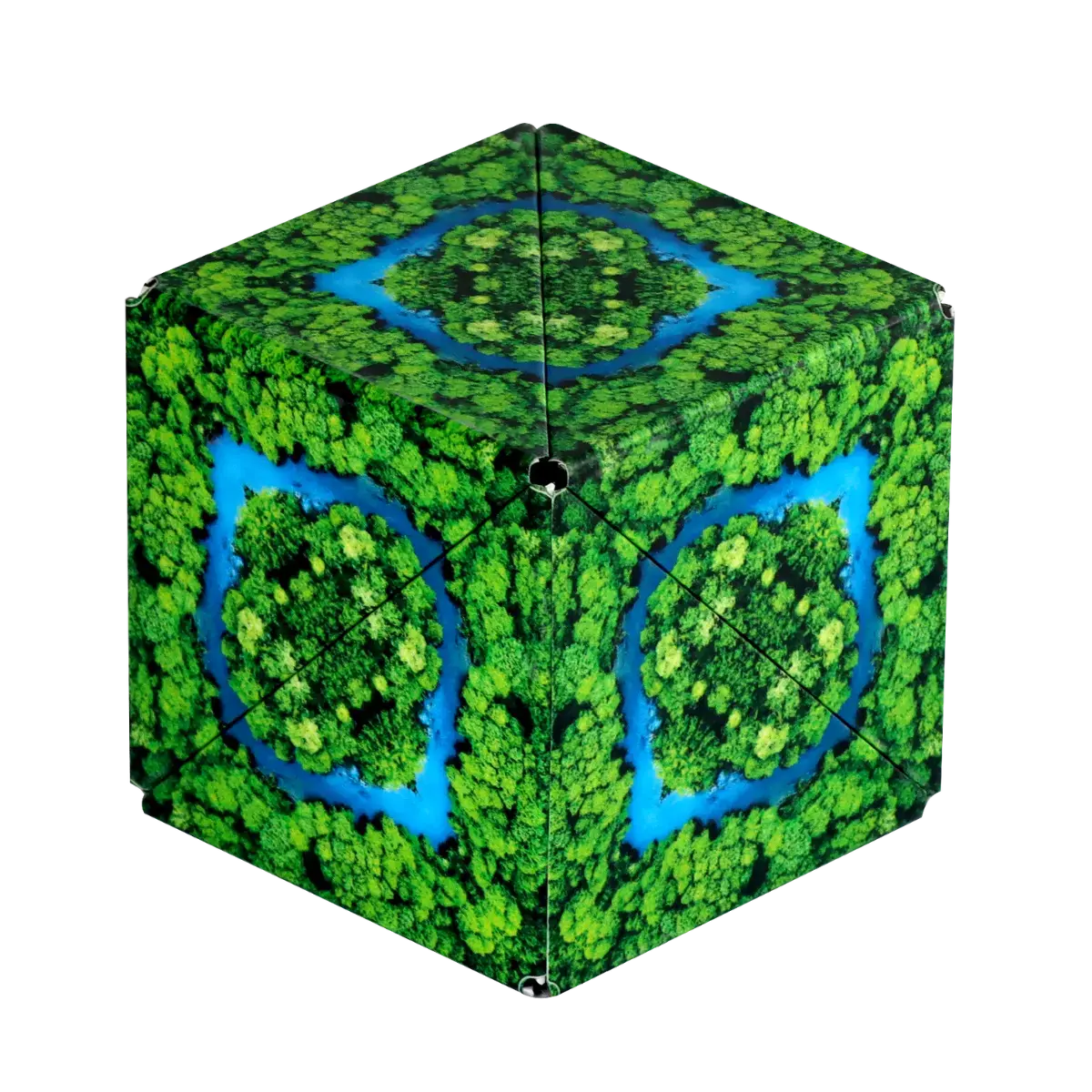 Joc puzzle magnetic cu schimbare de formă - Shashibo