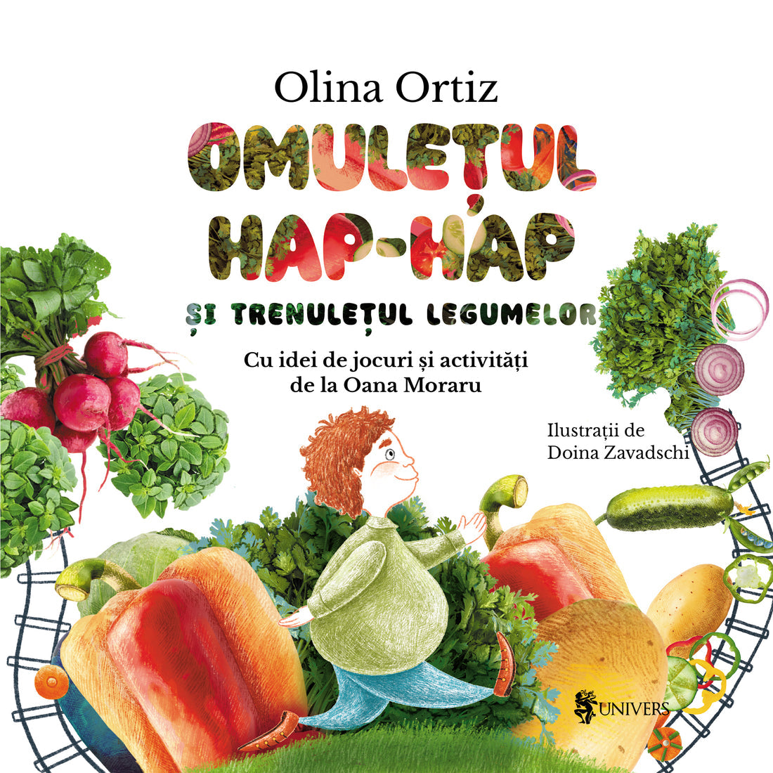 Carte copii - Omulețul Hap-hap și trenulețul legumelor, Olina Ortiz