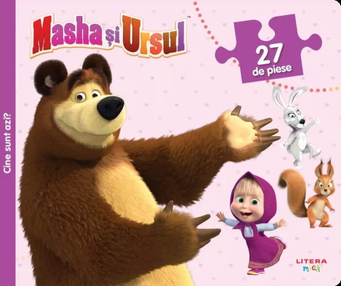 Carte copii - Masha si Ursul. Cine sunt azi? 3 puzzle-uri distractive