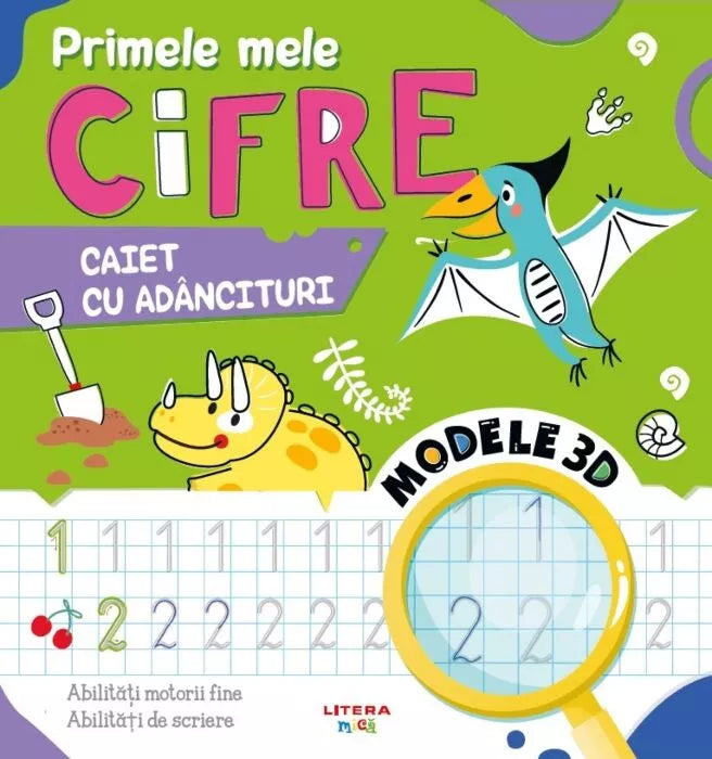 Primele mele cifre. Caiet cu adancituri
