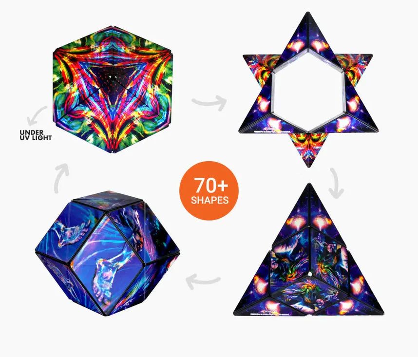 Joc puzzle magnetic cu schimbare de formă - Shashibo