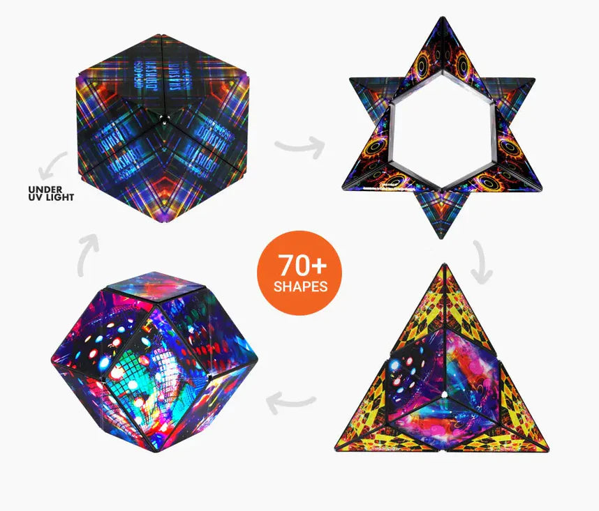 Joc puzzle magnetic cu schimbare de formă - Shashibo