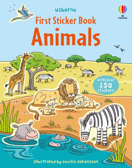 Carte stickere - First Sticker Book Animals, Usborne