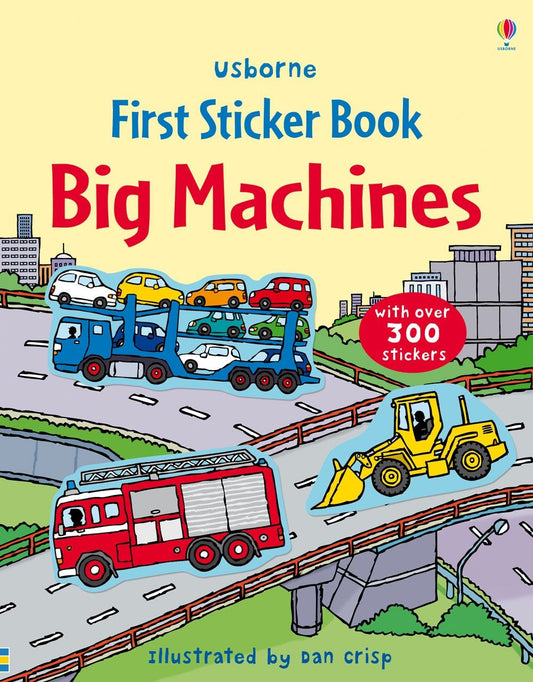 Carte stickere - Big Machines Sticker Book, Usborne
