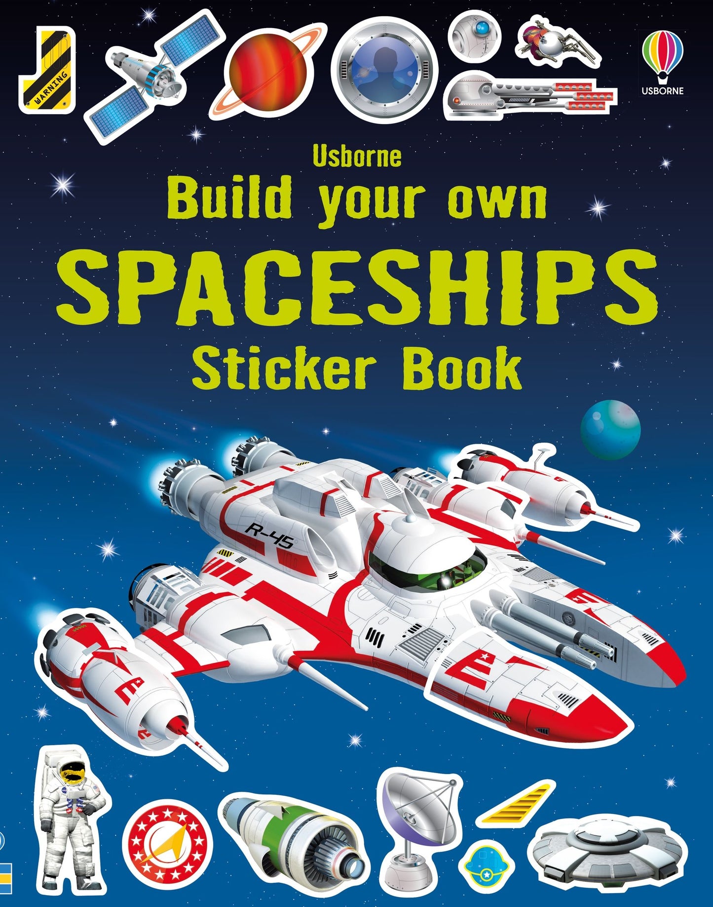 Carte stickere - Build Your Own Spaceships Sticker Book, Usborne