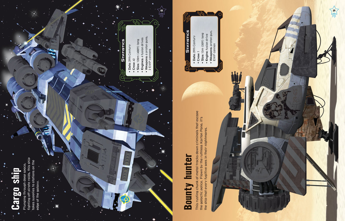 Carte stickere - Build Your Own Spaceships Sticker Book, Usborne