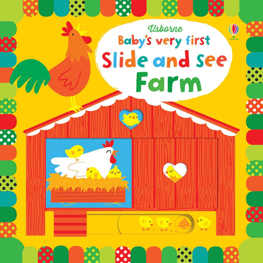 Carte copii - Bvf Slide And See Farm, Usborne