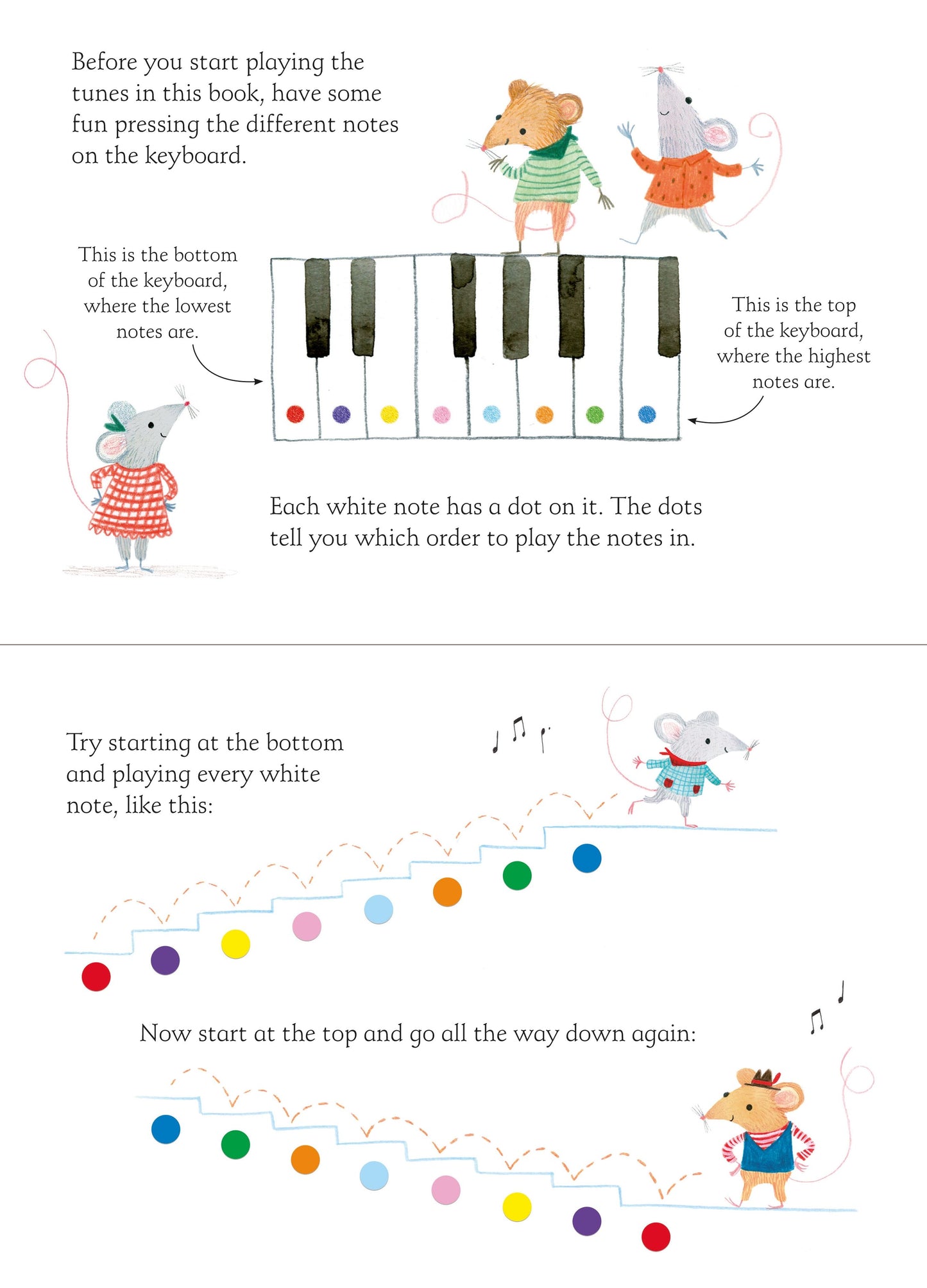 Carte muzical? - My First Keyboard Book, Usborne, 3 ani+