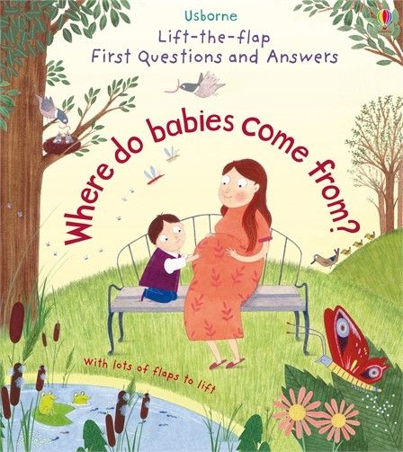 Carte clapete pentru copii - First Questions and Answers: Where do babies come from?, Usborne