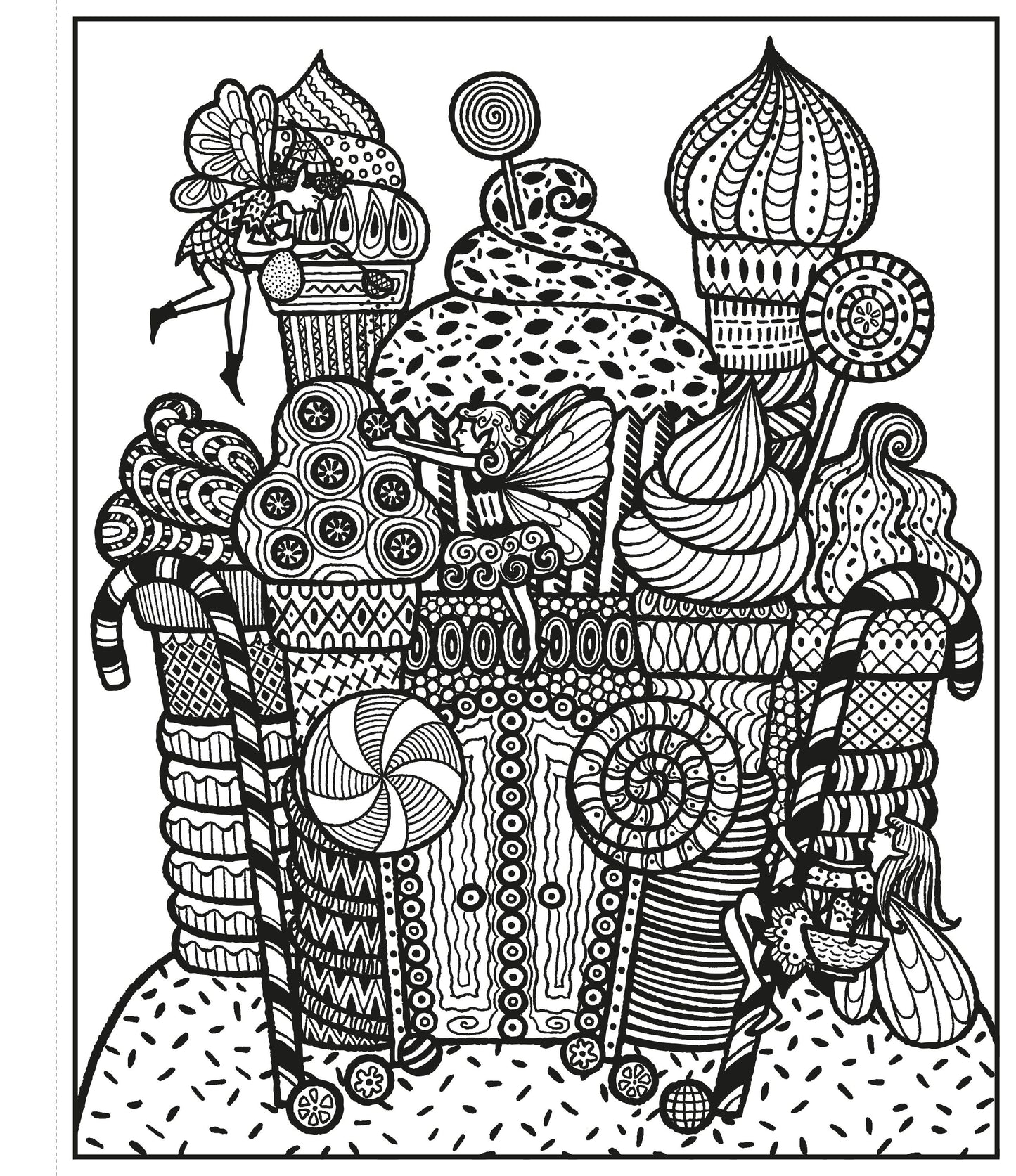Carte pictura cu apa - Fairy Palaces Magic Painting Book, Usborne