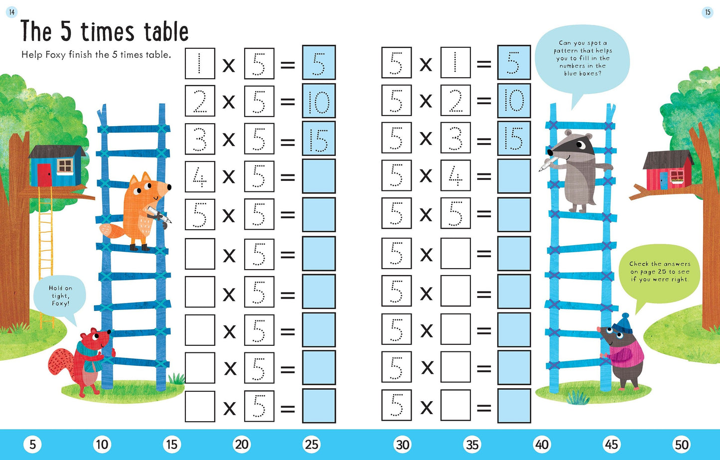 Carte educativa de activitatii  - Wipe-clean Times Tables 5-6, Usborne, 5 ani+