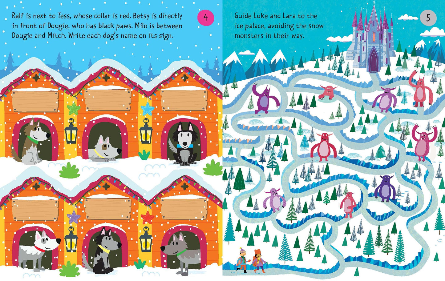 Carte copii de activitati - Christmas Puzzle Pad, Usborne