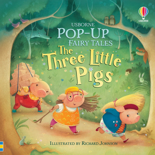 Carte 3D - Pop-Up Three Little Pigs, Usborne